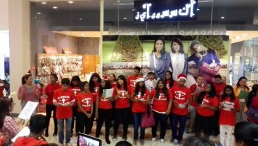 Christmas Carols in Bahrain Mall near Geant