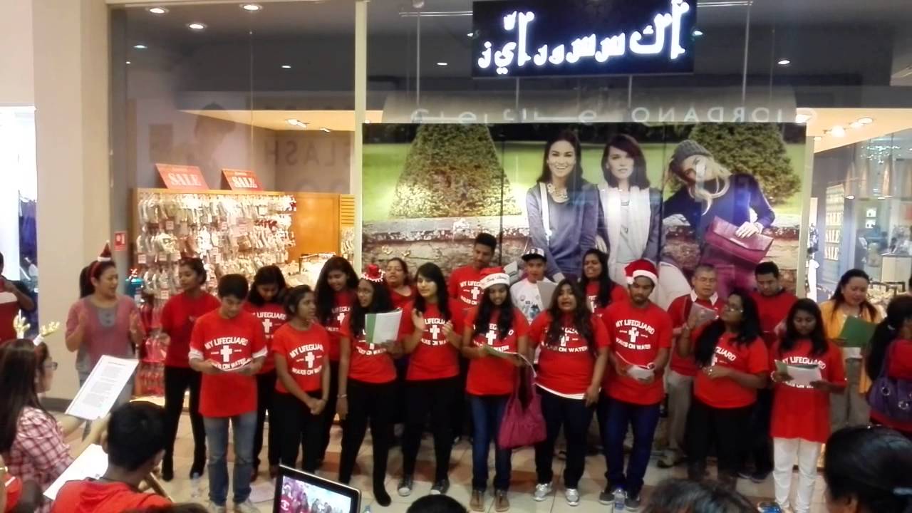Christmas Carols in Bahrain Mall near Geant