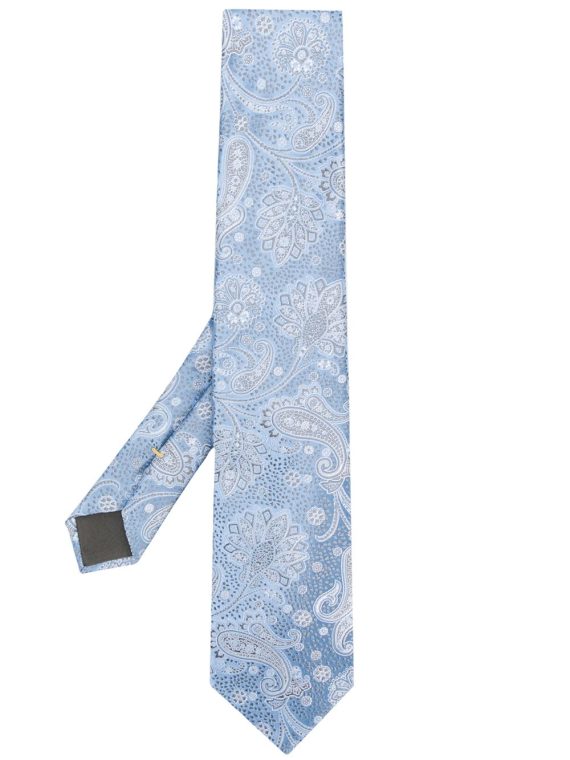 Canali ربطة عنق بطبعة كاملة - أزرق