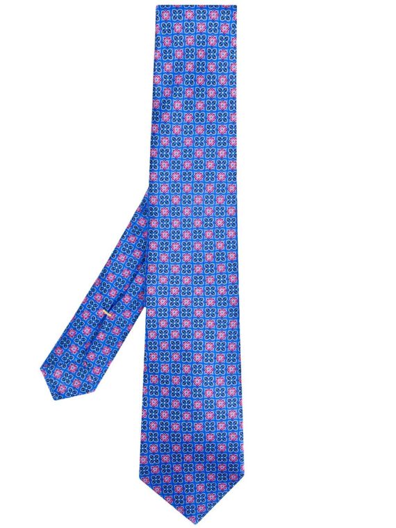 Canali ربطة عنق مطبوعة - أزرق