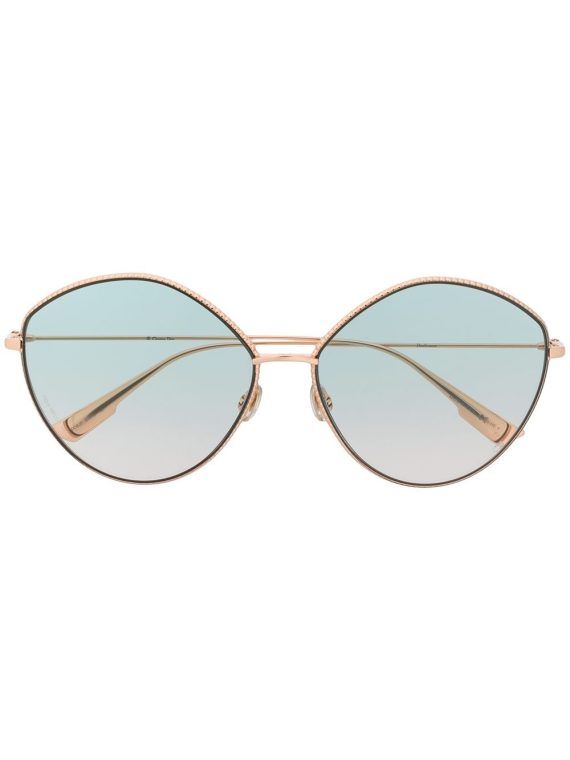Dior Eyewear نظارة شمسية ديور 4 - ذهبي