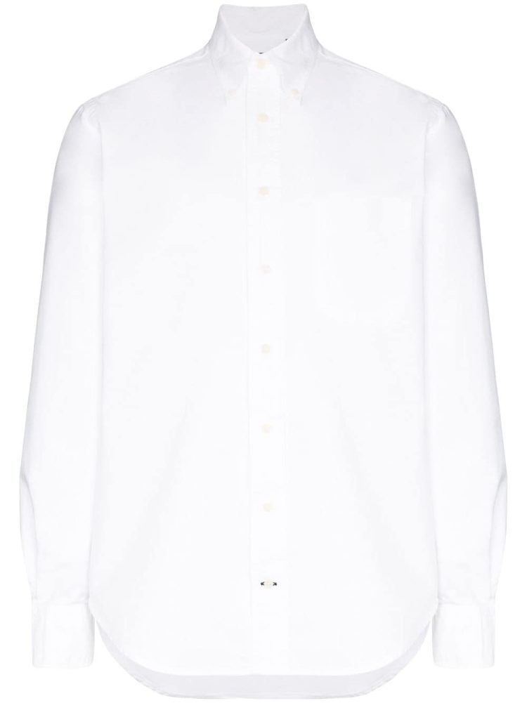 Gitman Vintage قميص رسمي بأزرار - أبيض
