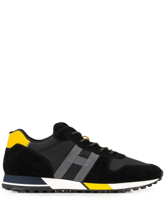 Hogan حذاء رياضي بشعار الماركة - أسود