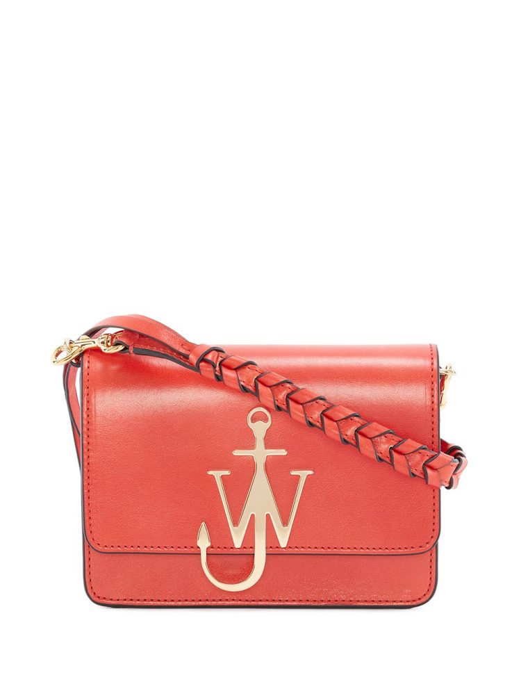 JW Anderson حقيبة بشعار بتصميم مرساة - أحمر