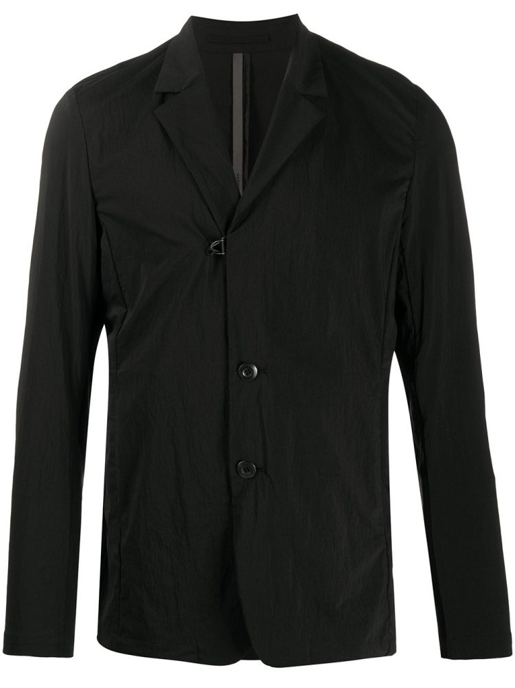 Kazuyuki Kumagai جاكيت بدلة بتصميم غير متساوي - أسود