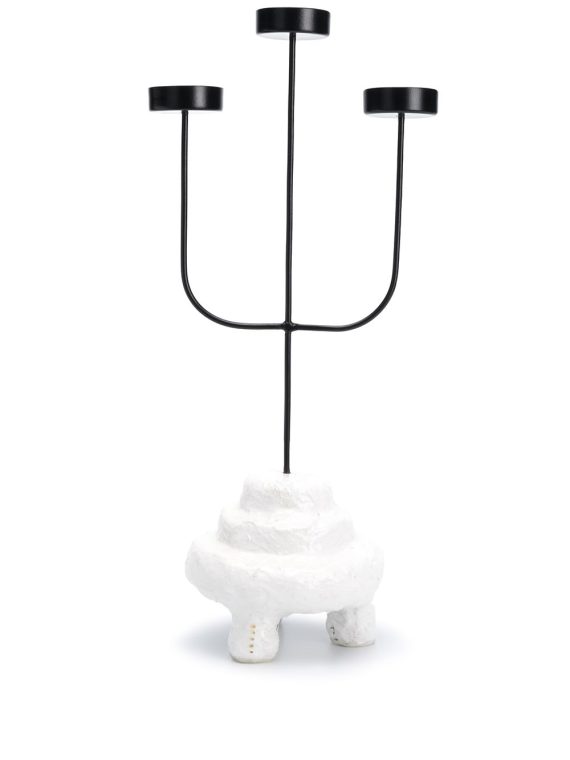 MARNI INTERIORS abstract candle holder - أسود
