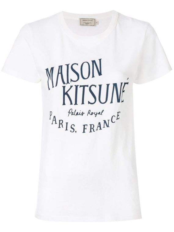 Maison Kitsuné باليه رويال تي شيرت - أبيض