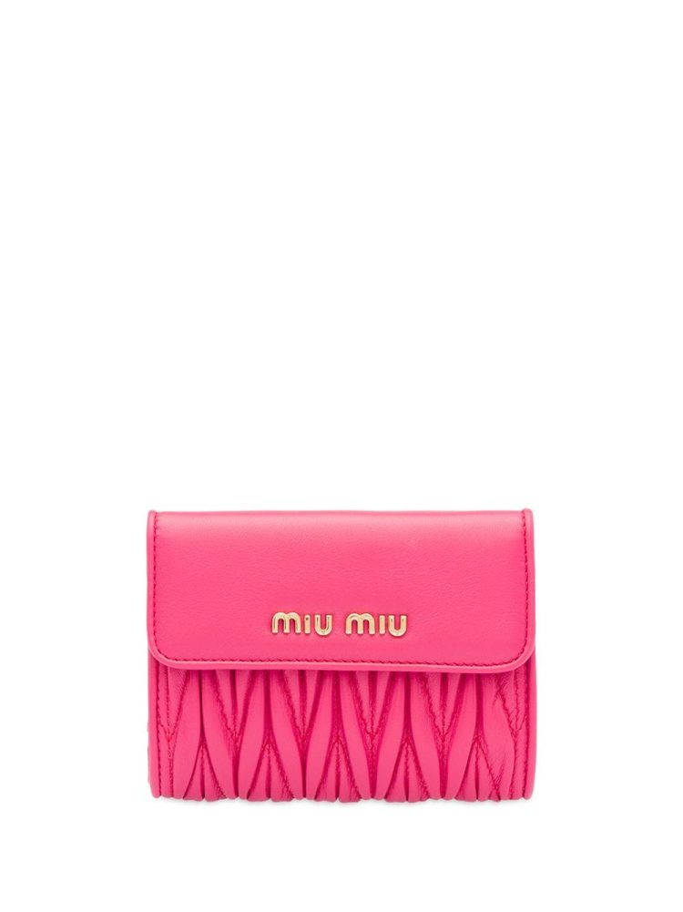 Miu Miu محفظة مبطنة - وردي