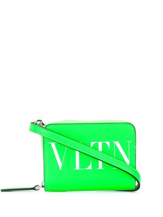 Valentino Garavani حقيبة كتف بشعار الماركة VLTN - أخضر