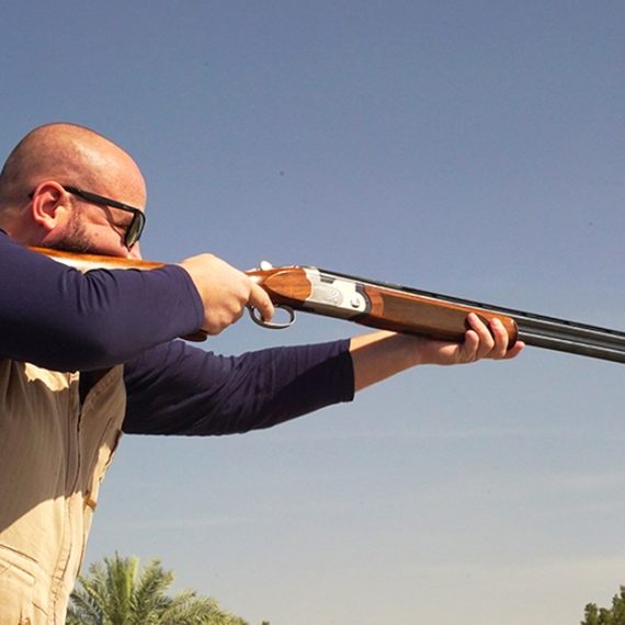 Clay Pigeon Shooting Lesson Sharjah Golf & Shooting Club Sharjah & N. Emirates UAE