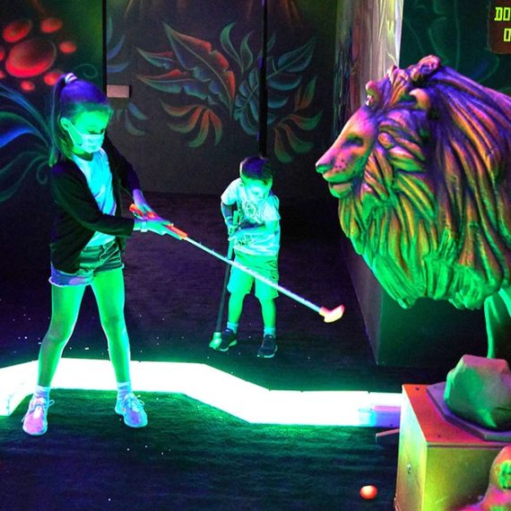 Glow Golf Experience At Mystic Golf By Tr88house @Bluewaters Island Mystic Golf by TR88HOUSE @Bluewaters Island Dubai UAE