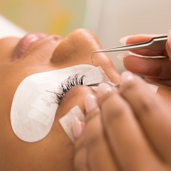 Lash Lift Or Extensions: Half Or Full Set For Gorgeous Eyes Glitter Girls Beauty Salon Dubai UAE