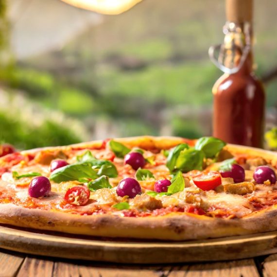Two Starters With Optional Any Pizza