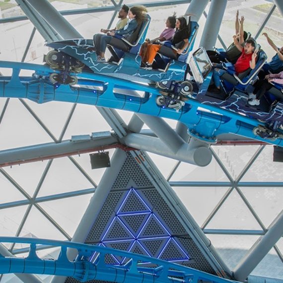 Feel The Thrill Of Worlds Fastest Vertical Launch Rollercoaster! The Storm Coaster @ Dubai Hills Mall National Deal UAE