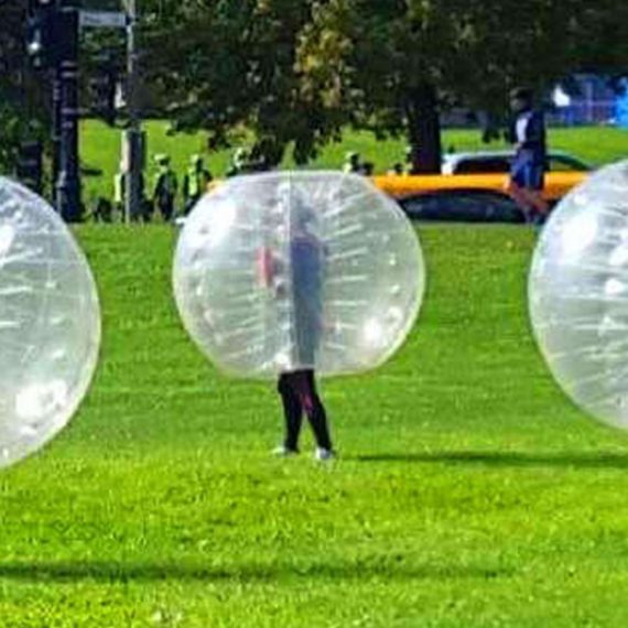Buy Bounce, Roll & Score: Bubble Soccer Game Experience For One Or Two Now at Special Price in QatarMegaDeals.com Bounce