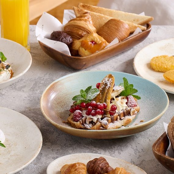 Buy Choice Of Breakfast: English, Combo, Or Vegan For One, Two, Or Four Now at Special Price in QatarMegaDeals.com Choice Of Breakfast: English