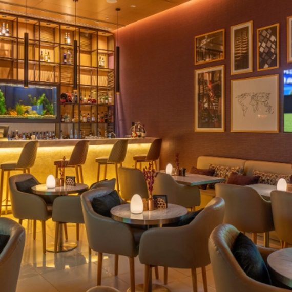 Combo Of Bites & Pint Or Unlimited Hops During Sports/Game Screening Burgundy Lounge @ 4* Novotel Hotel Healthcare City Dubai UAE