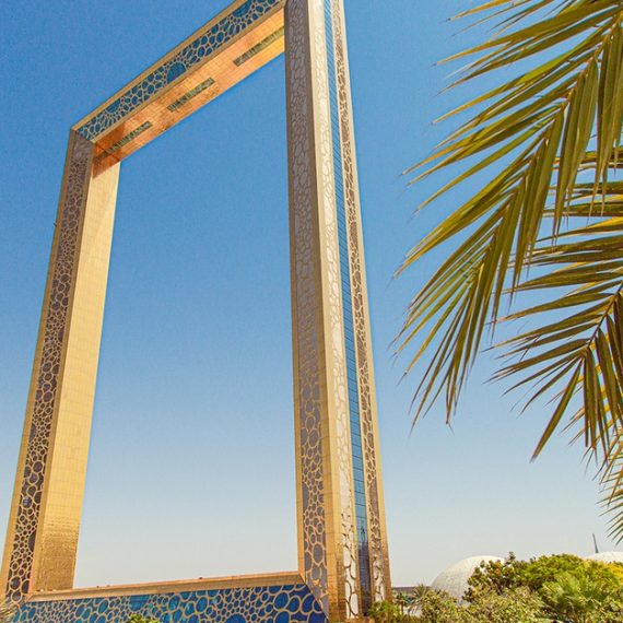 Discover & Explore: Dubai Frame Adventure With Attraction Options Peace Land Travel and Tourism Dubai UAE