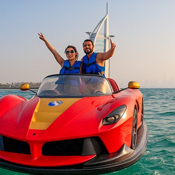 Thrilling Jet Car & Flyboard Adventures With Burj Al Arab Views Fun Beach Water Sports Dubai Dubai UAE