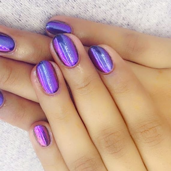Full Acrylic Or Hard Gel Nail Extensions With Polish Options And More Kimos Beauty Salon Dubai UAE