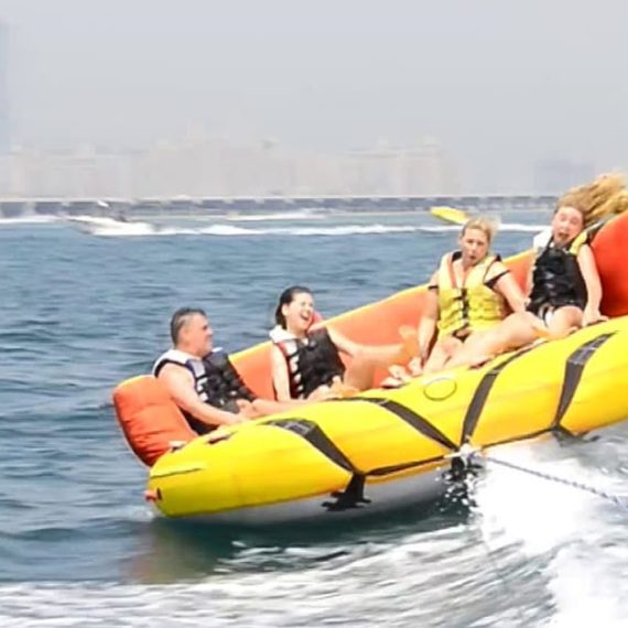 Wakeboarding Or Banana Boat Ride With Bissalama Yachts Bissalama Yachts Dubai UAE