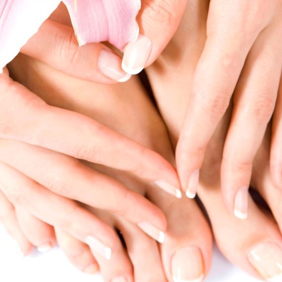 Classic/Gel Manicure + Pedicure Or Acrylic Classic Manicure W Color La Reine Esthetique Ladies Beauty Center Abu Dhabi UAE