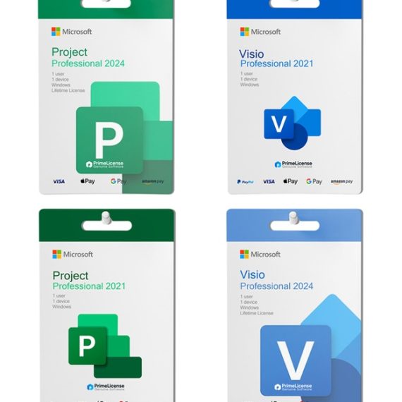 Microsoft Visio Pro Or Project Pro 2024 Or 2021 Lifetime License Prime License National Deal UAE