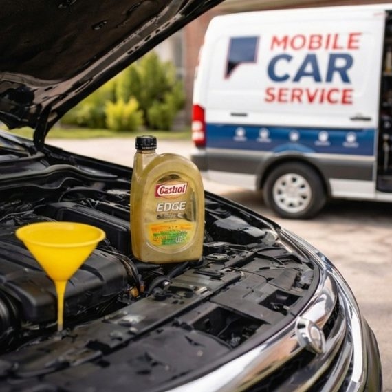 Mobile Engine Oil Service & Health Check At Your Doorstep Quick Sayra Car Repairing LLC Dubai UAE