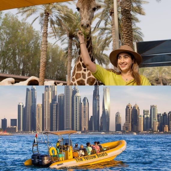 99 Minutes Premium Boat Tour + FREE Emirates Park Zoo - Combo Attractions Special Offers