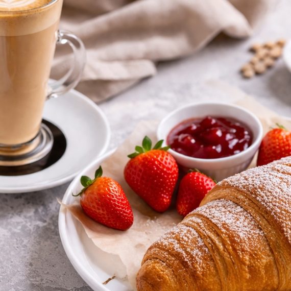 Choice Of Hot Or Cold Drink + Fresh Bakery Or Pastry One for the road at 5* FIVE Jumeirah Village Dubai UAE