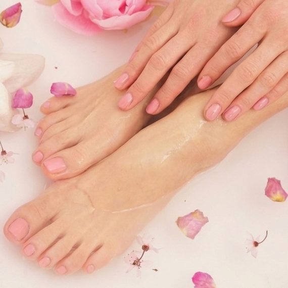 Classic Or Gelish Mani-pedi With Optional Foot Spa Or Moroccan Bath Miracle woman beauty salon Abu Dhabi UAE