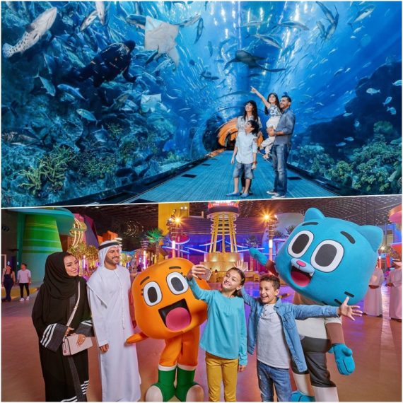 IMG Park + Dubai Aquarium - Combo Combos and more adventures