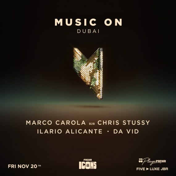 Marco Carola presents Music On | Pacha Icons in Dubai Nightlife