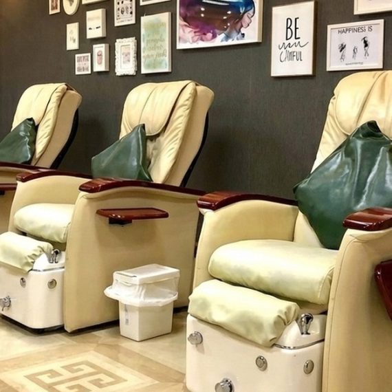 Polish & Pamper: Classic Or Gelish Mani-pedi With Spa Luca Stoppony Dubai UAE