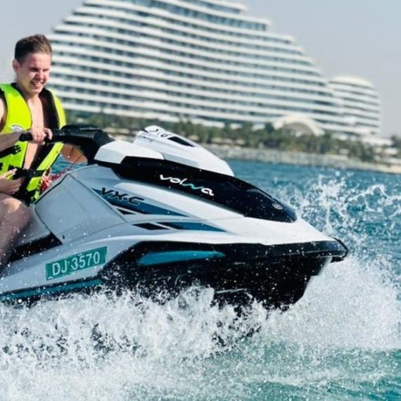 Ride The Waves With 30 Or 60-minute Jet Ski Or For Two People Volna Jet Ski Rental Dubai UAE