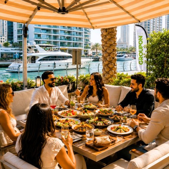 Mediterranean Dining Voucher For Food & Soft Beverages In Dubai Marina Basium Mediterranean Restaurant Dubai UAE