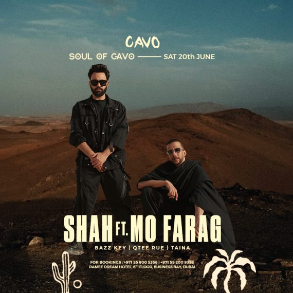 Soul of Cavo presents Shah ft Mo Farag live in Dubai Nightlife