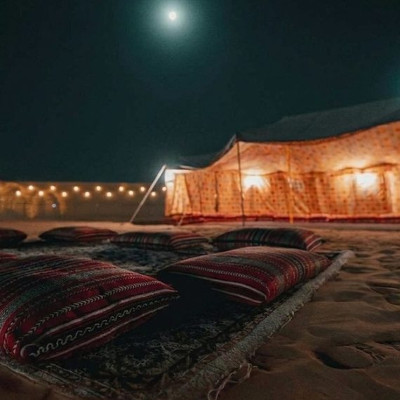 Sunset Lounge & Overnight Camping In The Majestic Mleiha Desert Mleiha National Park Dubai UAE