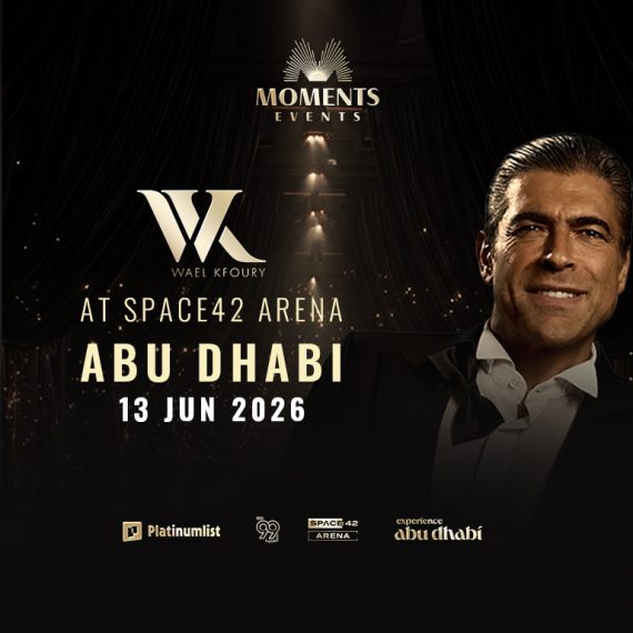 Wael Kfoury Live at Space42 Arena in Abu Dhabi Concerts